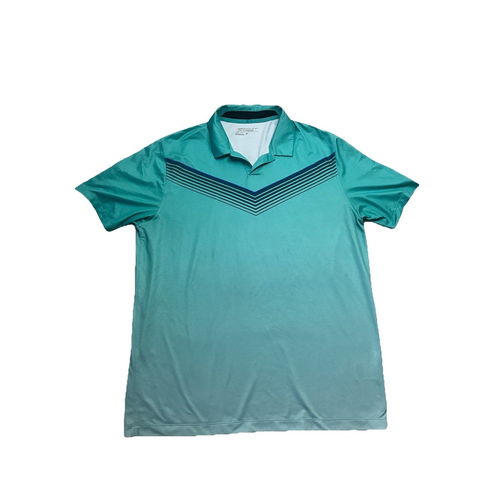 Nike Golf Men's Teal Collar Shirt Size Large
